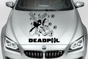 DEADPOOL MARVEL COMICS SUPERHÉROE VINILO CALCOMANÍA COCHE CAMIÓN PISTOLA TRIBAL  - Imagen 1 de 1
