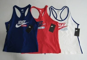 Nike Sportswear Heritage Damen-Tanktops enge Passform CZ9086 neu mit Etikett - Bild 1 von 10