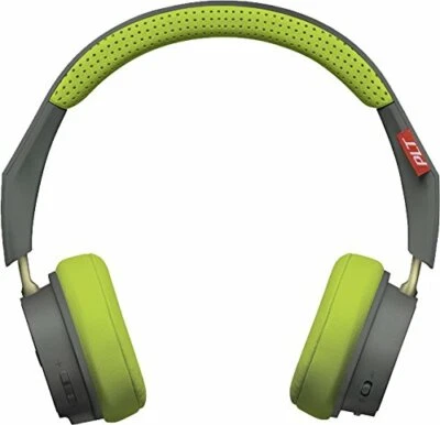 Plantronics BackBeat 500 Bluetooth Headphones Grey Green Lightweight Memory Foam - Image 1 of 3