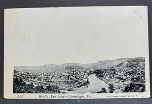 UDB Postcard Bird's Eye View of Johnstown Pa Unposted - Picture 1 of 2