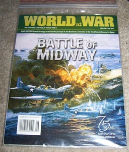 World at War #54 - Battle of Midway - Solitaire | Magazine & Game {UP/C} RARE - Picture 1 of 2