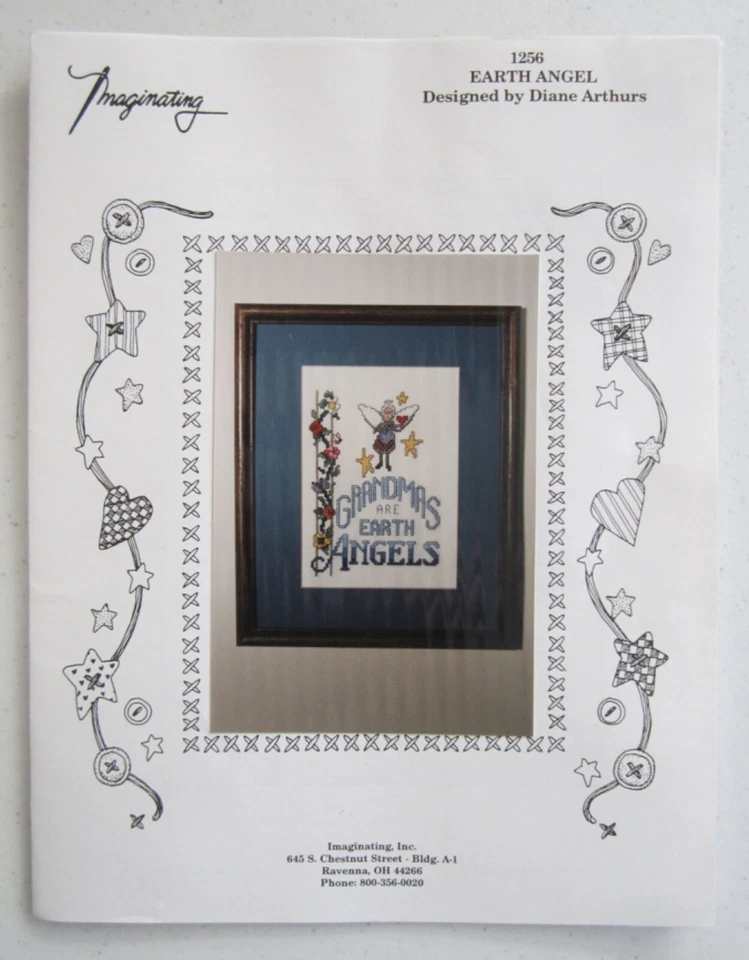 Earth Angel Cross Stitch Pattern 1256 Imaginating Diane Arthurs - Image 1 of 4