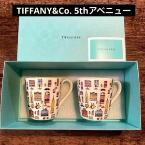 TIFFANY&Co. Tiffany 5th Avenue Mugs Pair of 2 - Picture 1 of 8