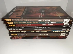 Vertigo Preacher Vol 1 thru 9 Lot (9 books) TPB New Unread FREE SHIPPING - Picture 1 of 11