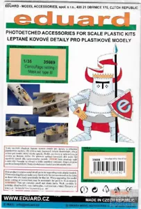 EDU35669 1:35 Eduard PE - Camouflage Netting Type III - Picture 1 of 1