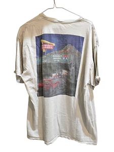 In N Out Oregon Tee Shirt Mens XL Beige Graphic Thrashed Short Sleeve Faded Soft - Picture 1 of 6