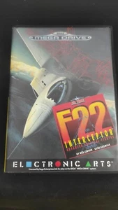 MEGA DRIVE GAME AIR FORCE F22 INTERCEPTOR IN SCATOLA CON MANUALE - Foto 1 di 3