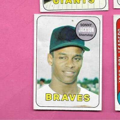 1969 OPC O-pee-chee Sonny Jackson #53 Braves - Image 1 of 2