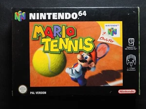 Mario Tennis *100% GENUINE* PAL for Nintendo 64 N64 VGC COMPLETE - Picture 1 of 13
