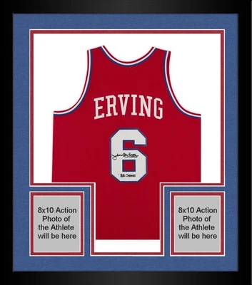 Футболка с автографом FRMD Julius Erving 76ers 1982-83 Mitchell & Ness «чемпион НБА 1983 года» - Изображение 1 из 4