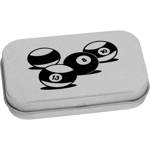 'Pool Balls' Metal Hinged Tin / Storage Box (TT016873) - Picture 1 of 21