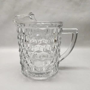 Gorgeous! Fostoria 'Cubist' Half Gallon Straight Side Ice-Lip Pitcher - Picture 1 of 16
