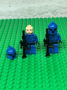 2 LEGO Star Wars Senate Commando Minifigures 8039 8128 Long Blasters - Picture 1 of 1