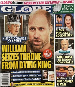 Globe Magazine November 24, 2025 Free Shipping Brand New - Picture 1 of 1