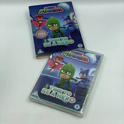 PJ Masks [DVD] Time To Be A Hero •6 Episodes • UK R2 • New & Sealed - Image 1 of 4