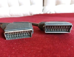 SCART Lead Cable TV Dvd 21 Pin 1.5 metres long - Picture 1 of 2