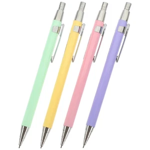  4 Pezzi Matita di Piombo Propulsiva Ricarica Automatica Forniture per Aula - Foto 1 di 12