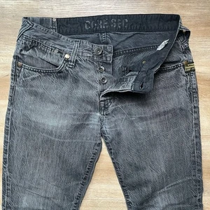 G Star Raw Jeans Men 33x32 Black Core Sec Washout Denim Grunge Skater Fits 30x30 - Picture 1 of 10