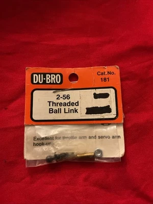 Du-Bro 2-56 Threaded Ball Link CAT NO. 181 - Изображение 1 из 3