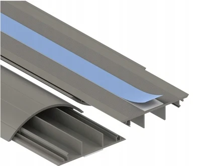 AN206 Habengut CC10020 Fußboden-kabelführung De PVC Gris - 7,5CM X 1M M - Imagen 1 de 4