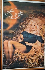 Vintage 1978 Dolly Parton  Poster 34”x 22 Star City Inc Printed In USA Unpinned - Picture 1 of 15