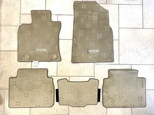 Toyota Camry Floor Mats/Carpet 5 Pcs Set, Beige, 2018-2024, Genuine OEM - Picture 1 of 10