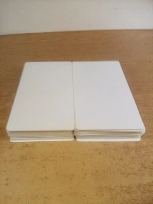 Lot Of 100 Baw Plastics White Styrene CD Dividers 5-1/2" X 11" - Image 1 of 4