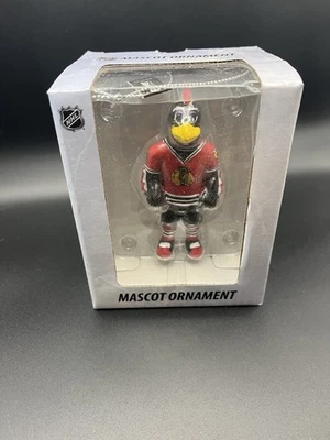 NHL Licensed Forever Collectibles Chicago Blackhawks Mascot Ornament - Image 1 of 4