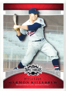 Harmon Killebrew 2010 Topps Triple Threads 0113/1350 - Picture 1 of 1