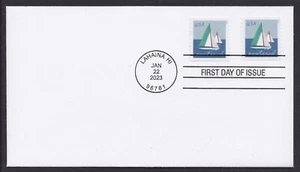US 5750 Sailboats Green (from coil) CDS FDC 2023 - Picture 1 of 1