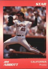 1989 Star Promo #NNO Jim Abbott Angels  C51029 - NM-MT