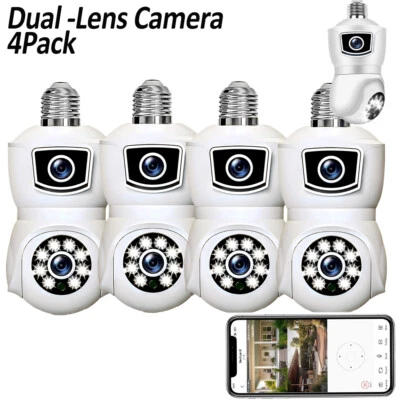 Camara De Seguridad 4MP Wifi Inalambricas Para Casa y Exterior Con Audio Video - Image 1 of 4