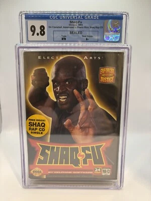 Sega Genesis SHAQ FU w/ CD CGC Graded 9.8 Seal A+ New and Factory RTB Seal - Image 1 of 4