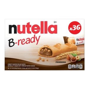 Obleas crujientes Nutella B-Ready, 0,7 oz, 36 unidades (SIN ENVÍO A CA) - Imagen 1 de 1
