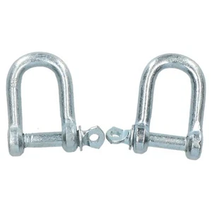 Grillo Dee D zincato 6 mm confezione da 2 posate grillo sartiame marino - Foto 1 di 3