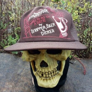 Vintage Things To Do On A Date Gag Joke Snap Trucker Hat Cap - Bild 1 von 7