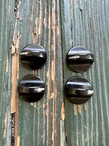 Frigidaire 0251 Herd Herd Knopf Set 4 schwarz Original Knöpfe 1,5 Zoll Durchmesser A - Bild 1 von 10