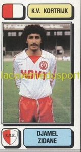 142 DJAMEL ZIDANE ALGERIEN KV CORTRIJK STICKER PANINI FOOTBALL BELGIQUE 1982 1983 - Bild 1 von 1