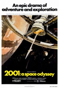 2001: A Space Odyssey (1968) Movie Poster, Reproduction, SS, Unused, NM, Rolled - Picture 1 of 1
