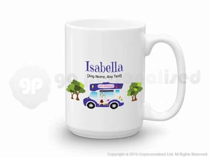 Furgoneta para helados de regalo personalizada taza grande cono cuchara conductor vendedor presente #1 - Imagen 1 de 4