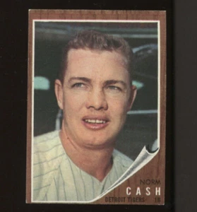 1962 Topps Baseball #250 Norm Cash Card - EX+ #3826 - Picture 1 of 1