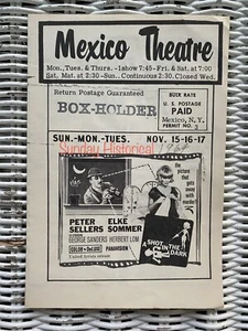 1964 Mexico Theatre NY Papierfilm Werbung A Shot in the Dark - Bild 1 von 3