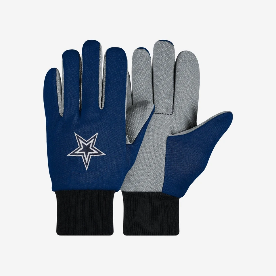 Forever Collectibles 74203 Dallas Cowboys Colored Palm Sport Utility Gloves