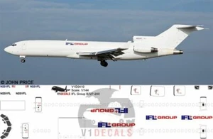 V1 Decals Boeing 727-200 IFL Group for 1/144 Airfix Model Airplane Kit V1D0410 - Picture 1 of 8