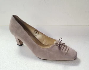 Zapatos de corte de tacón Van Dal con efecto encaje Reino Unido 8 Eur 42 defectos CR121 AA 03 - Imagen 1 de 10