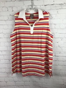 White Stag Women's blouse sleeveless multi color size 1x - Picture 1 of 12