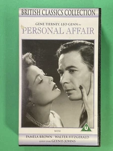 Personal Affair, Gene Tierney, Rare UK British Classics Collection VHS Video - Foto 1 di 3