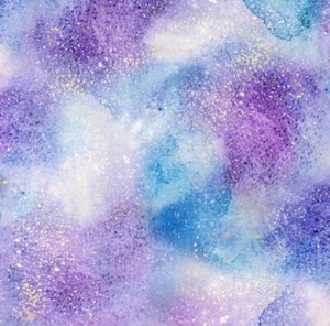 Hoffman Luminous Love Hyacinth Cotton Quilt Fabric by the Yard - Picture 1 of 1