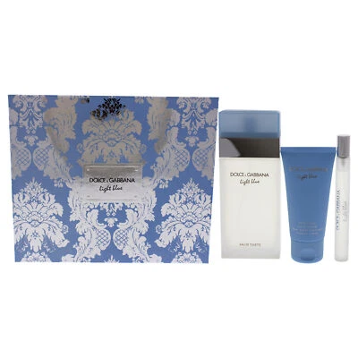 Light Blue by Dolce and Gabbana for Women - 3 Pc Gift Set - Image 1 of 4