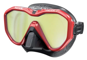 SEAC Italica Buceo Buceo Máscara Tintada Mono Lente Silicona Negra - Imagen 1 de 4